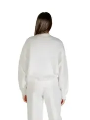 "Guess Active Sweatshirts im Sale | GUESS Active Damen Fleece Pullover Weiß mit Print – Perfekt für Frühling/Sommer – Langärmlig, Rundhals – Artikelcode:  online kaufen"|Planet-Deluxe