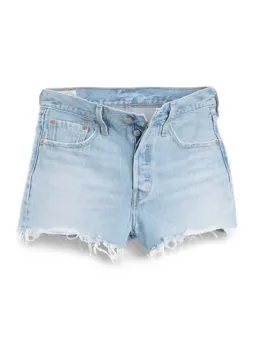 Levi's® Damen Azurblau Shorts - 100% Baumwolle, Taschen, Zipper