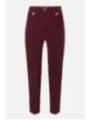 "Elisabetta Franchi Hosen im Sale | Elisabetta Franchi Bordeaux Herbsthose online kaufen"|Planet-Deluxe