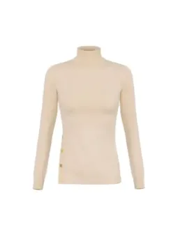 "Elisabetta Franchi Weißer Damenpullover HW 2023"