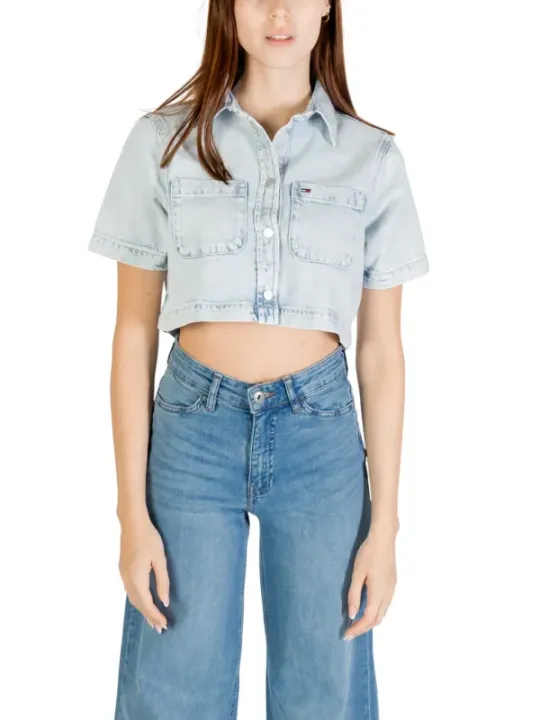 "Tommy Hilfiger Jeans Top im Sale | Tommy Hilfiger Jeans - Tommy Hilfiger Jeans Top Donna online kaufen"|Planet-Deluxe