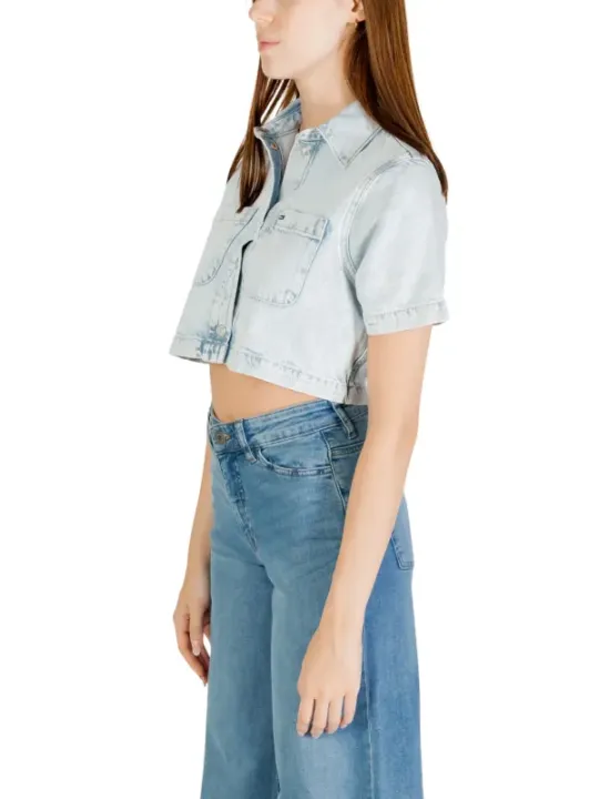 "Tommy Hilfiger Jeans Top im Sale | Tommy Hilfiger Jeans - Tommy Hilfiger Jeans Top Donna online kaufen"|Planet-Deluxe