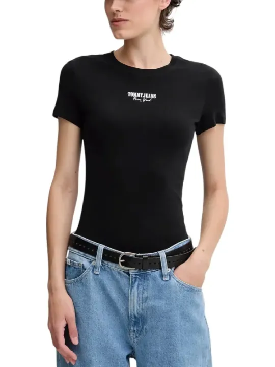 "Tommy Hilfiger Jeans T-Shirt im Sale | Tommy Hilfiger Jeans - Tommy Hilfiger Jeans T-Shirt Donna online kaufen"|Planet-Deluxe