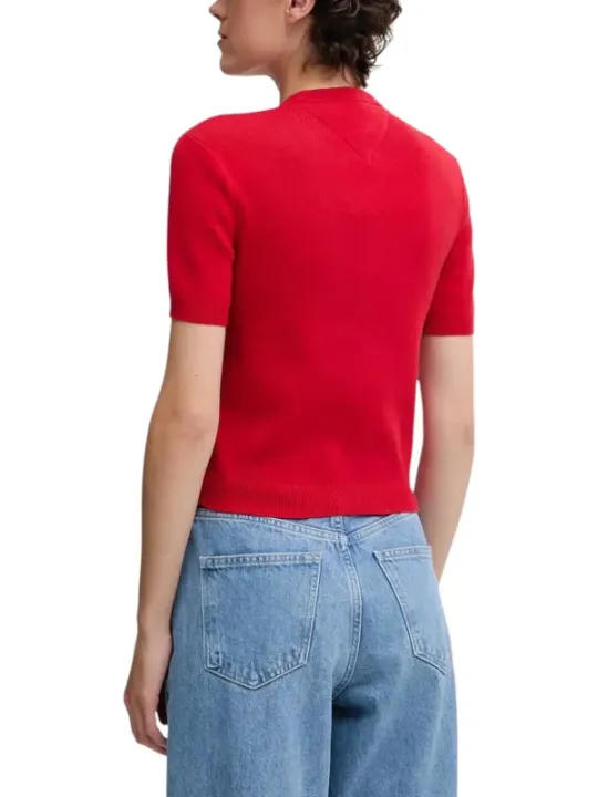 "Tommy Hilfiger Jeans T-Shirt im Sale | Tommy Hilfiger Jeans - Tommy Hilfiger Jeans T-Shirt Donna online kaufen"|Planet-Deluxe