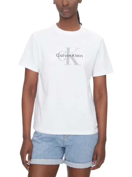 "Calvin Klein Jeans T-Shirt im Sale | Calvin Klein Jeans - Calvin Klein Jeans T-Shirt Donna online kaufen"|Planet-Deluxe