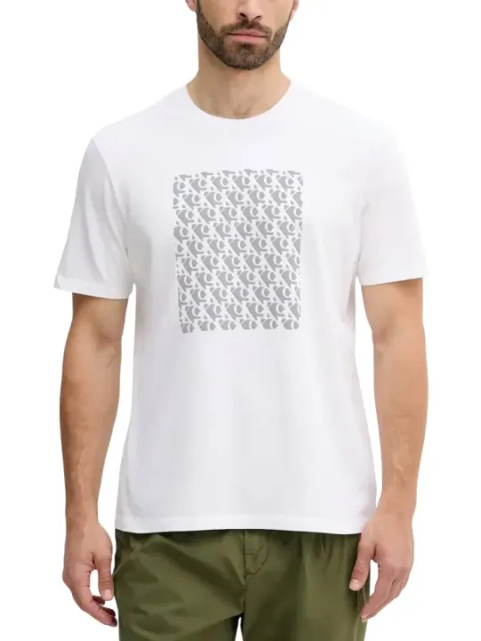 "Calvin Klein Jeans T-Shirts im Sale | Calvin Klein Jeans Herren T-Shirt Weiß Herbst Winter online kaufen"|Planet-Deluxe