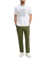 "Calvin Klein Jeans T-Shirts im Sale | Calvin Klein Jeans Herren T-Shirt Weiß Herbst Winter online kaufen"|Planet-Deluxe