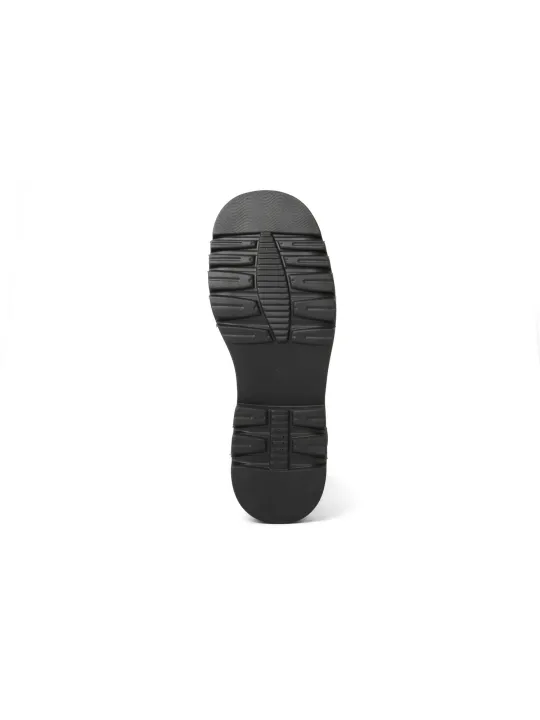 Schwarze Gummisohle für Stiefeletten