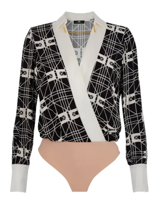 "Elisabetta Franchi Bluse im Sale | Elisabetta Franchi - Elisabetta Franchi Blouse Donna online kaufen"|Planet-Deluxe