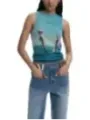 "Desigual Tank-Tops im Sale | Desigual - Desigual Canotta Donna online kaufen"|Planet-Deluxe