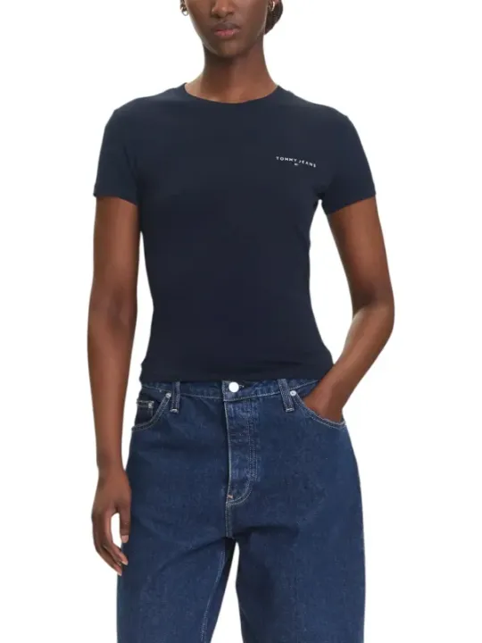 "Tommy Hilfiger Jeans T-Shirt im Sale | Tommy Hilfiger Jeans - Tommy Hilfiger Jeans T-Shirt Donna online kaufen"|Planet-Deluxe