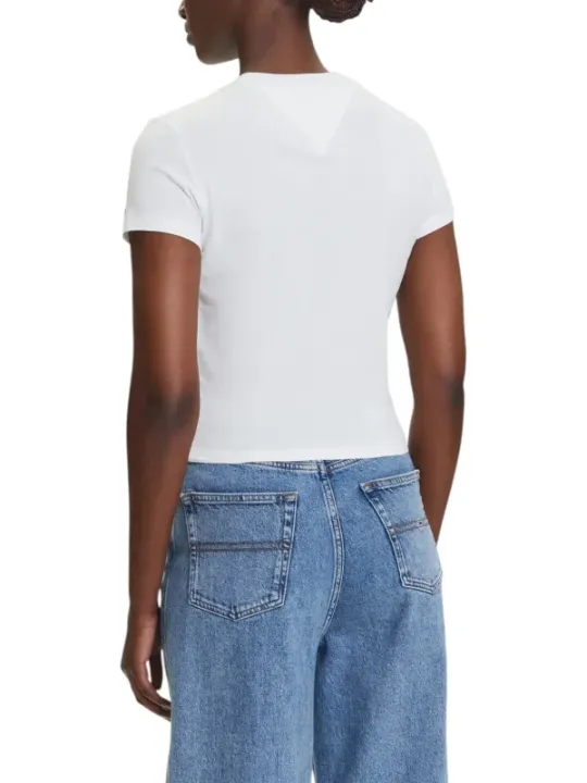"Tommy Hilfiger Jeans T-Shirt im Sale | Tommy Hilfiger Jeans - Tommy Hilfiger Jeans T-Shirt Donna online kaufen"|Planet-Deluxe