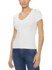 "Tommy Hilfiger Jeans T-Shirt im Sale | Tommy Hilfiger Jeans - Tommy Hilfiger Jeans T-Shirt Donna online kaufen"|Planet-Deluxe