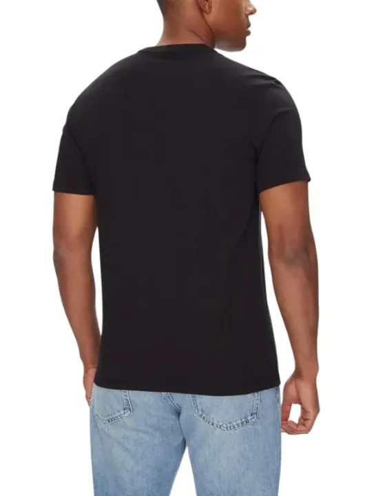 "Calvin Klein Jeans T-Shirts im Sale | Calvin Klein Herren TShirt Schwarz Druck HerbstWinter online kaufen"|Planet-Deluxe