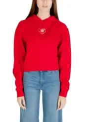 "Tommy Hilfiger Jeans Fleece im Sale | Tommy Hilfiger Jeans - Tommy Hilfiger Jeans Felpa Donna online kaufen"|Planet-Deluxe