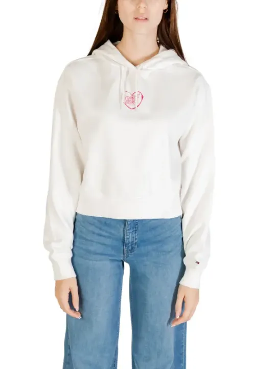 "Tommy Hilfiger Jeans Fleece im Sale | Tommy Hilfiger Jeans - Tommy Hilfiger Jeans Felpa Donna online kaufen"|Planet-Deluxe