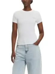 "Tommy Hilfiger Jeans T-Shirt im Sale | Tommy Hilfiger Jeans - Tommy Hilfiger Jeans T-Shirt Donna online kaufen"|Planet-Deluxe