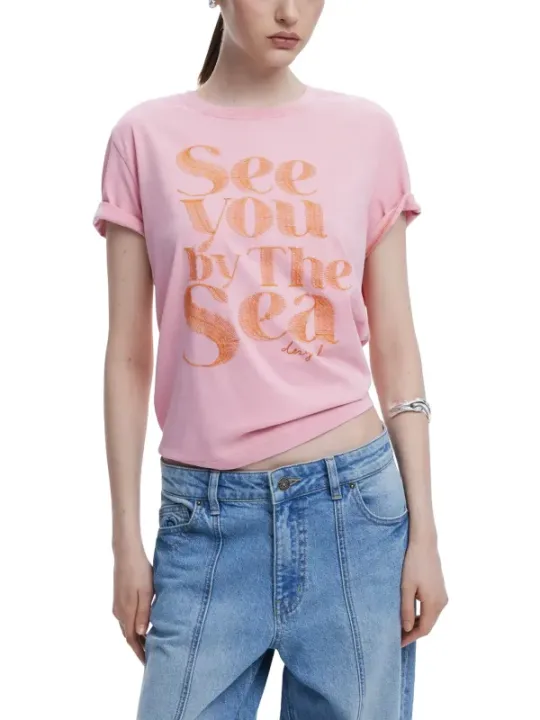 "Desigual T-Shirt im Sale | Desigual - Desigual T-Shirt Donna online kaufen"|Planet-Deluxe