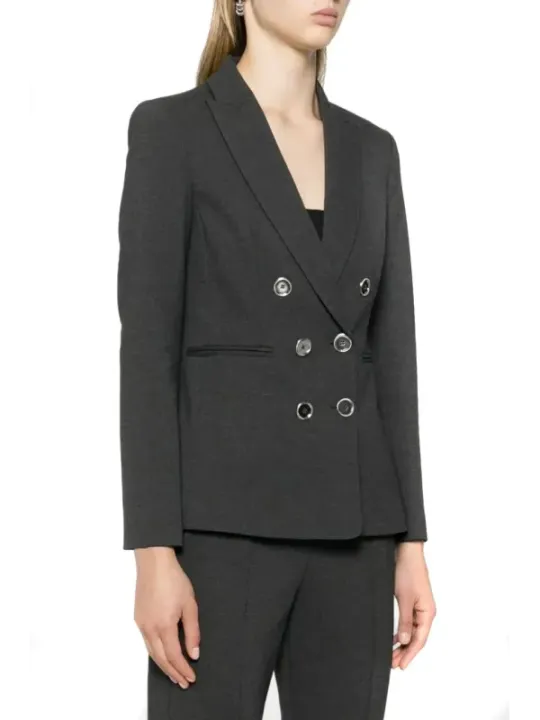"Pinko Blazer im Sale | Pinko Damen Herbst Winter Kostümjacke Grau online kaufen"|Planet-Deluxe