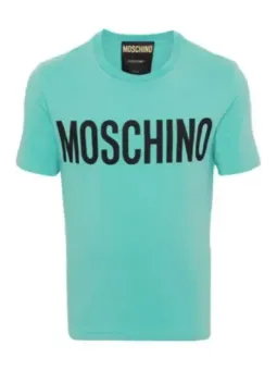 Moschino Herren T-Shirt Azurblau | Frühling/Sommer 2023