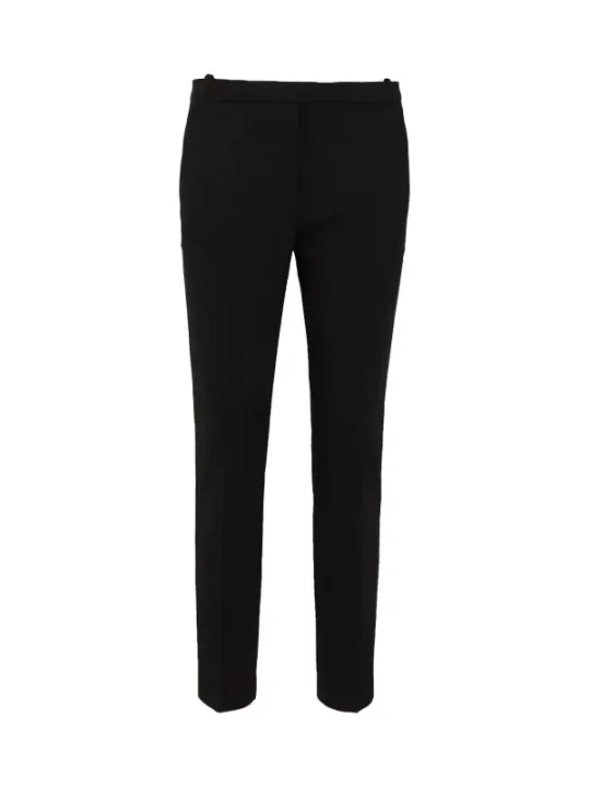 "Pinko Hosen im Sale | Pinko Damenhose 487243 - Elegante Herbst/Winter-Hose in Schwarz mit Reißverschluss und Knopf online kaufen"|Planet-Deluxe