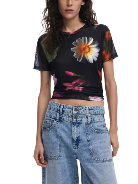 "Desigual T-Shirt im Sale | Desigual - Desigual T-Shirt Donna online kaufen"|Planet-Deluxe
