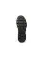 Schwarze Leder Stiefeletten mit Profilsohle