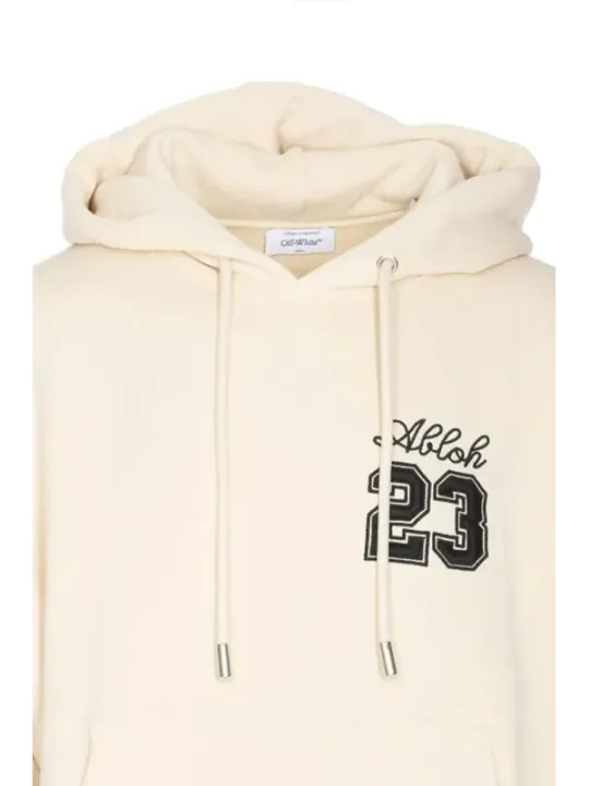 "Off-White Sweatshirts im Sale | Offwhite Herren Fleece Hoodie Beige Herbst/Winter online kaufen"|Planet-Deluxe