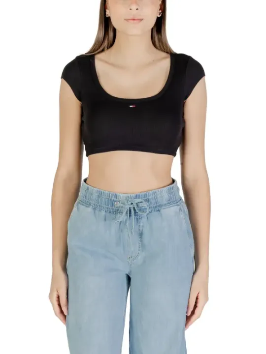 "Tommy Hilfiger Jeans Top im Sale | Tommy Hilfiger Jeans - Tommy Hilfiger Jeans Top Donna online kaufen"|Planet-Deluxe