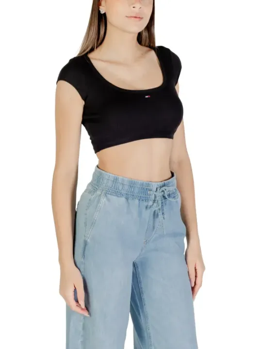 "Tommy Hilfiger Jeans Top im Sale | Tommy Hilfiger Jeans - Tommy Hilfiger Jeans Top Donna online kaufen"|Planet-Deluxe