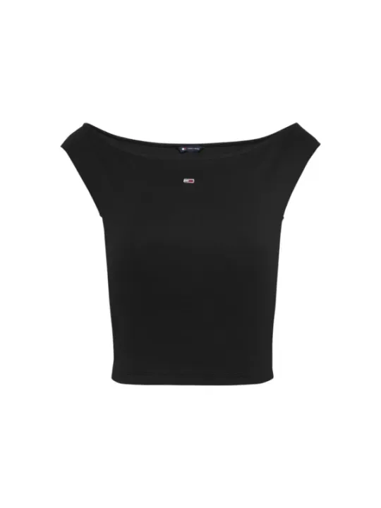 "Tommy Hilfiger Jeans Top im Sale | Tommy Hilfiger Jeans - Tommy Hilfiger Jeans Top Donna online kaufen"|Planet-Deluxe