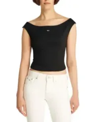 "Tommy Hilfiger Jeans Top im Sale | Tommy Hilfiger Jeans - Tommy Hilfiger Jeans Top Donna online kaufen"|Planet-Deluxe
