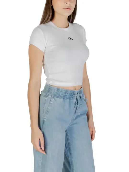 "Calvin Klein Jeans T-Shirt im Sale | Calvin Klein Jeans - Calvin Klein Jeans T-Shirt Donna online kaufen"|Planet-Deluxe