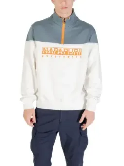 Bunte Napapijri Herren Fleecejacke: Leicht & Stylisch