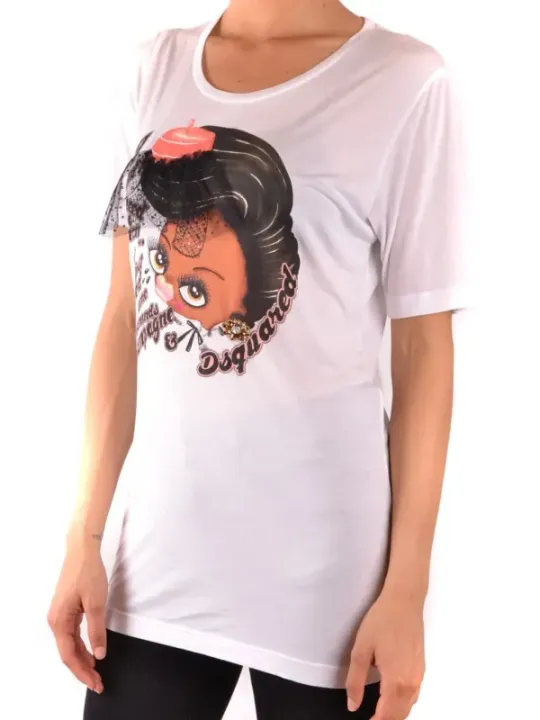 "Dsquared T-Shirt im Sale | Dsquared - Dsquared T-Shirt Donna online kaufen"|Planet-Deluxe