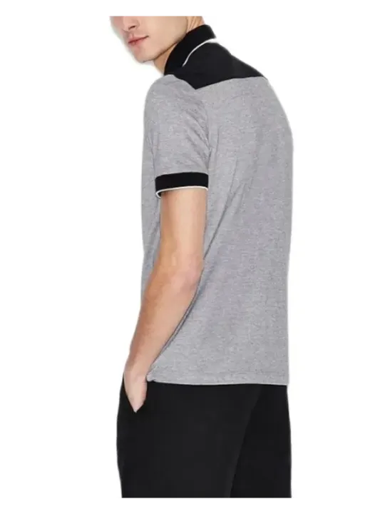 "Armani Exchange Poloshirts im Sale | Armani Exchange Herren Polo Schwarz Baumwolle Frühling online kaufen"|Planet-Deluxe