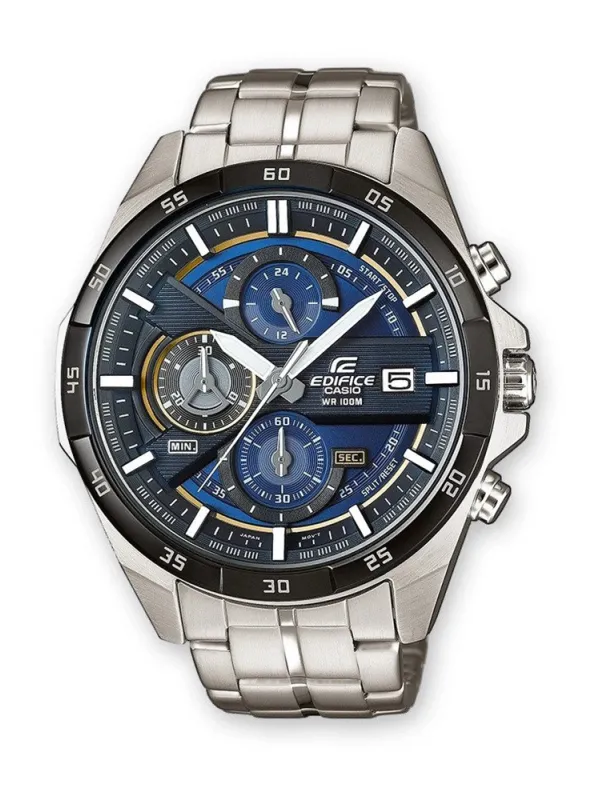 Graue Casio Edifice Herrenuhr aus Stahl Graue Casio Edifice Herrenuhr aus Stahl