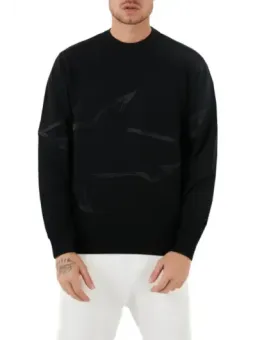 "PaulShark Herren Fleece Pullover Schwarz - Warm & Stilvoll"