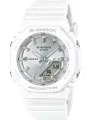 Weißes Casio Digitaluhr mit Octagongehäuse