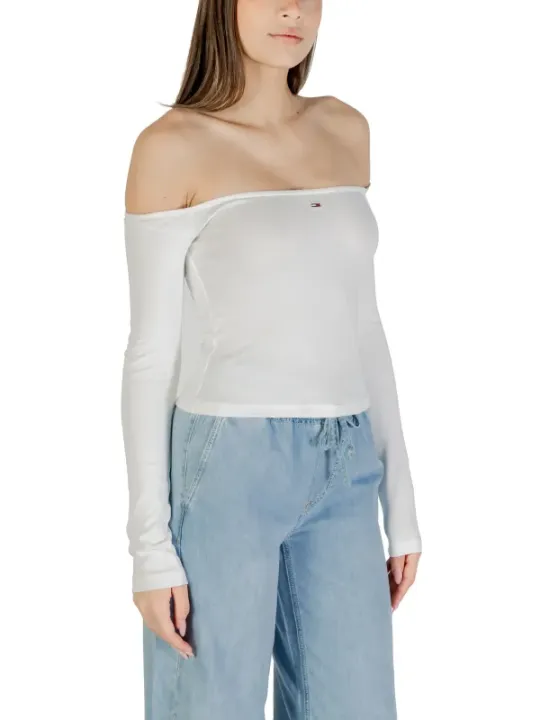 "Tommy Hilfiger Jeans Pullover im Sale | Tommy Hilfiger Jeans - Tommy Hilfiger Jeans Maglia Donna online kaufen"|Planet-Deluxe