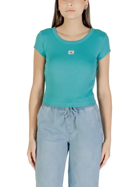"Calvin Klein Jeans T-Shirt im Sale | Calvin Klein Jeans - Calvin Klein Jeans T-Shirt Donna online kaufen"|Planet-Deluxe