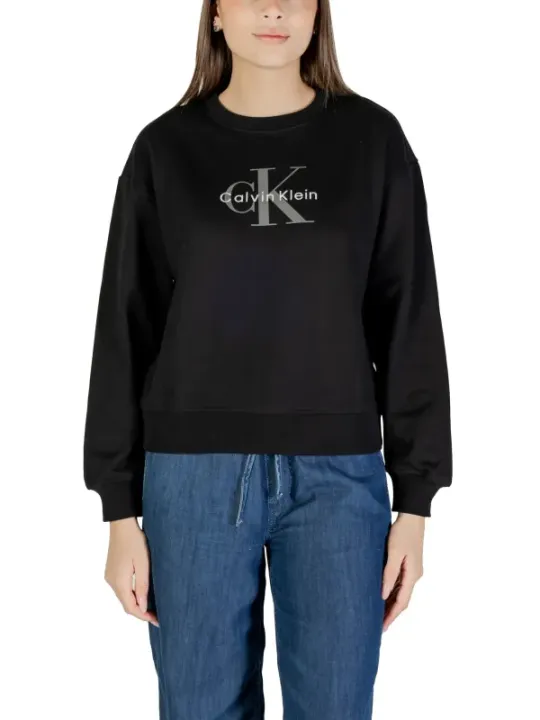 "Calvin Klein Jeans Fleece im Sale | Calvin Klein Jeans - Calvin Klein Jeans Felpa Donna online kaufen"|Planet-Deluxe