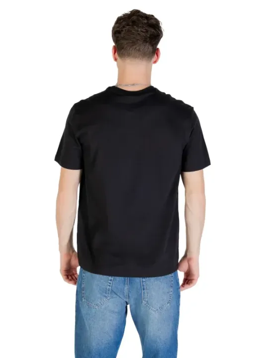 "Calvin Klein Jeans T-Shirts im Sale | Calvin Klein Herren T-Shirt Schwarz Herbst-Winter 100% Baumwolle online kaufen"|Planet-Deluxe