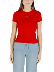 "Tommy Hilfiger Jeans T-Shirt im Sale | Tommy Hilfiger Jeans - Tommy Hilfiger Jeans T-Shirt Donna online kaufen"|Planet-Deluxe