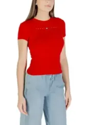 "Tommy Hilfiger Jeans T-Shirt im Sale | Tommy Hilfiger Jeans - Tommy Hilfiger Jeans T-Shirt Donna online kaufen"|Planet-Deluxe
