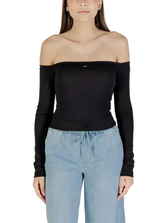 "Tommy Hilfiger Jeans Pullover im Sale | Tommy Hilfiger Jeans - Tommy Hilfiger Jeans Maglia Donna online kaufen"|Planet-Deluxe