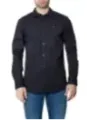 Dunkelgraues Tommy Hilfiger Hemd mit Knopfleiste