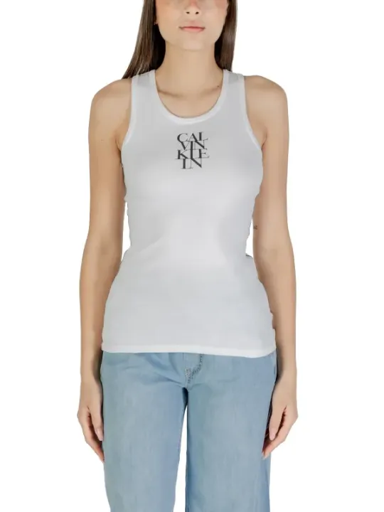 "Calvin Klein Jeans Tank-Tops im Sale | Calvin Klein Jeans - Calvin Klein Jeans Canotta Donna online kaufen"|Planet-Deluxe