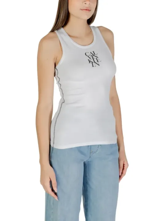 "Calvin Klein Jeans Tank-Tops im Sale | Calvin Klein Jeans - Calvin Klein Jeans Canotta Donna online kaufen"|Planet-Deluxe