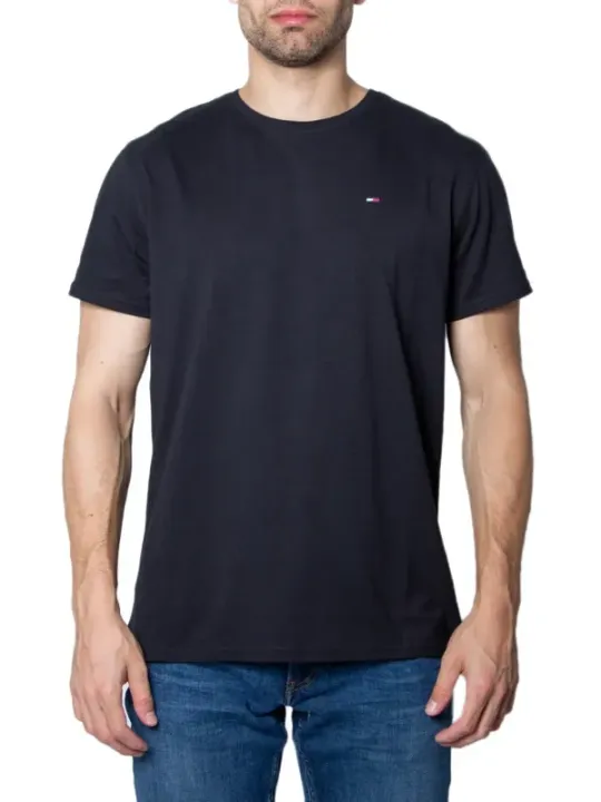 Tommy Hilfiger graues Baumwoll-T-Shirt